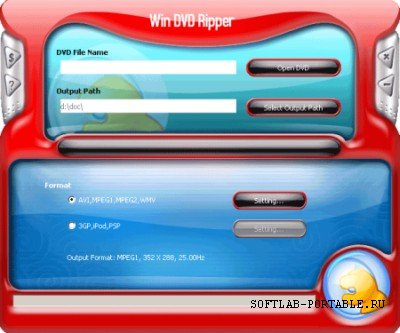 WinDVD Ripper 9.5.1 Portable