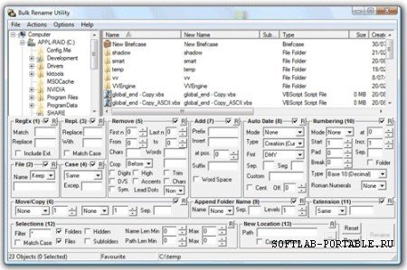 Bulk Rename Utility 2.7.0.3 Portable
