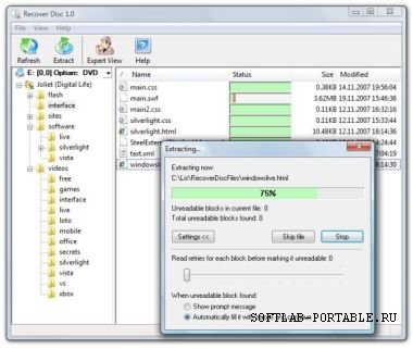 Recover Disc 1.0 Portable