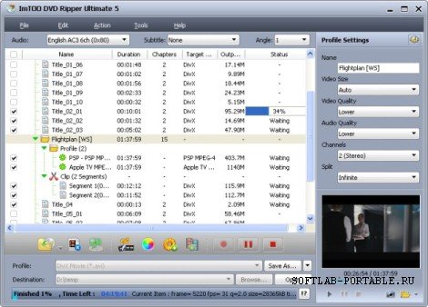 ImTOO DVD Ripper Platinum 5.0.46 Build 1219 Portable