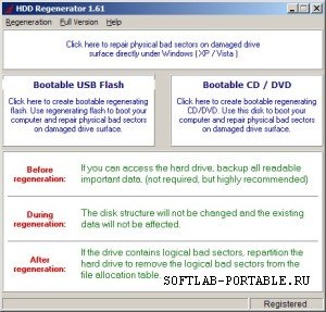 HDD Regenerator 1.61 Portable