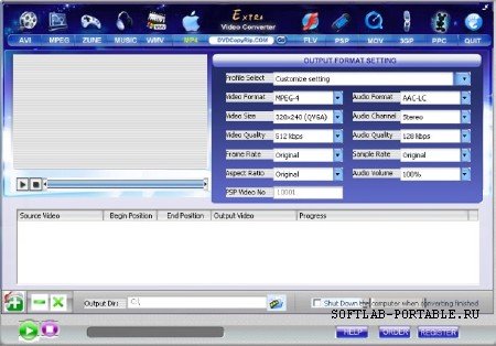 Extra Video Converter 6.3 Portable