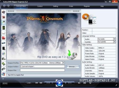 Extra DVD Ripper Express 6.6 Portable