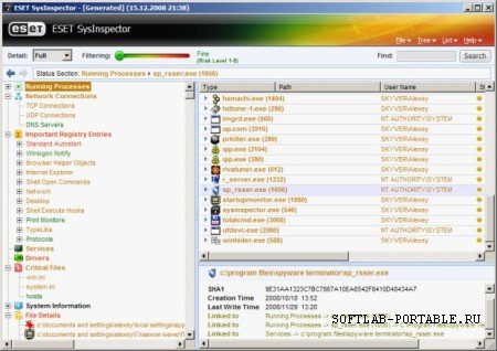ESET SysInspector 2.0.17.0 Portable