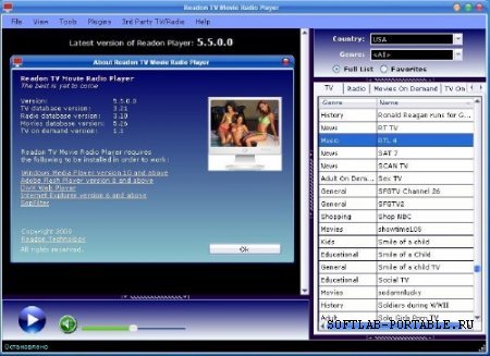 Internet TV Radio Player 5.5.2 Portable