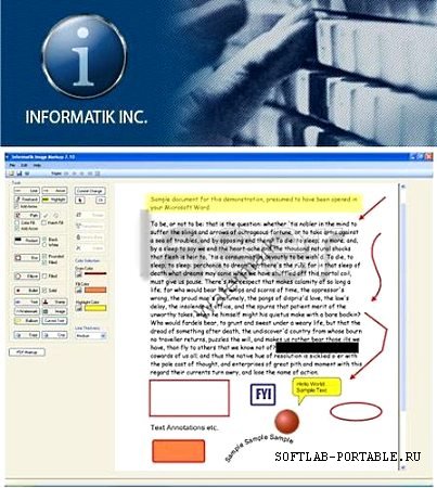 Portable Informatik Image Markup v7.30.362