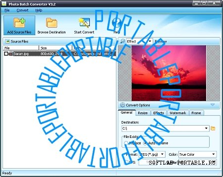 Portable Photo Batch Converter v3.2