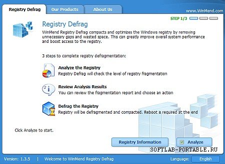 WinMend Registry Defrag 2.0 Portable