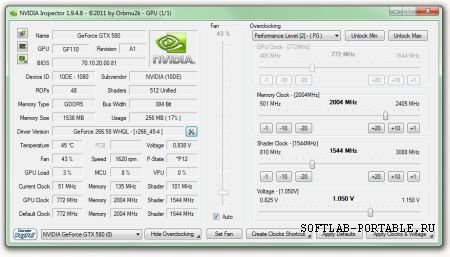 nVidia Inspector 1.9.8.1 Beta Portable