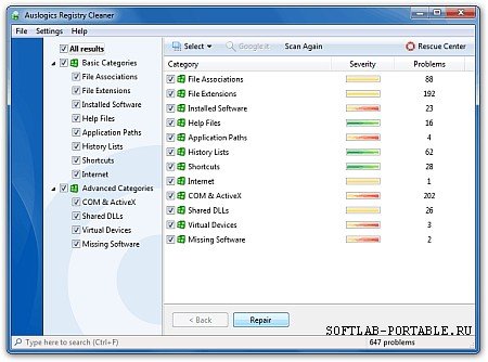 Auslogics Registry Cleaner 10.0.0.2 Portable