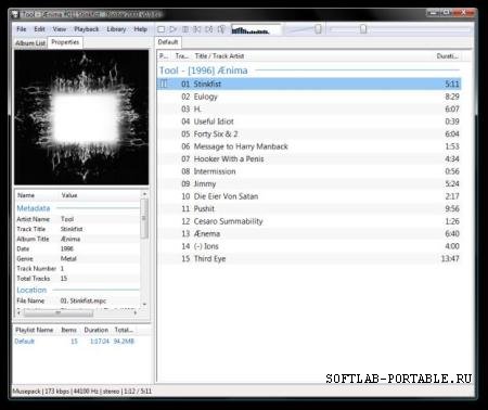 Foobar2000 2.1.2 Final Portable + LUR + dark/white