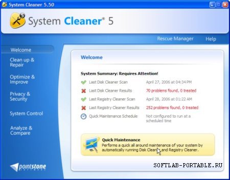 Pointstone System Cleaner 7.3.6.320 Portable