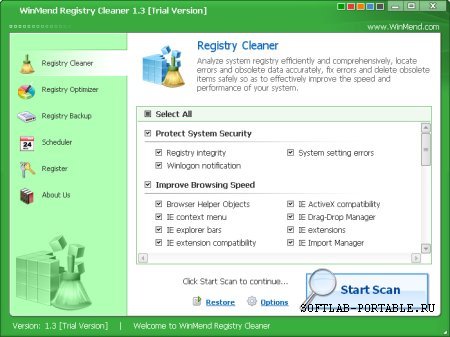 WinMend Registry Cleaner 2.2.0 Portable