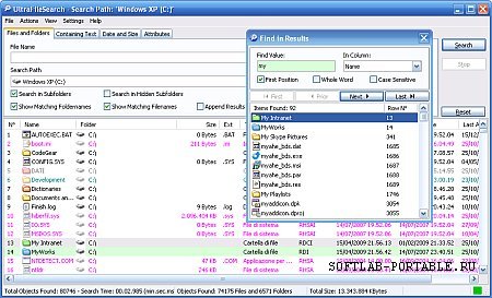 UltraFileSearch 5.2.0 Portable