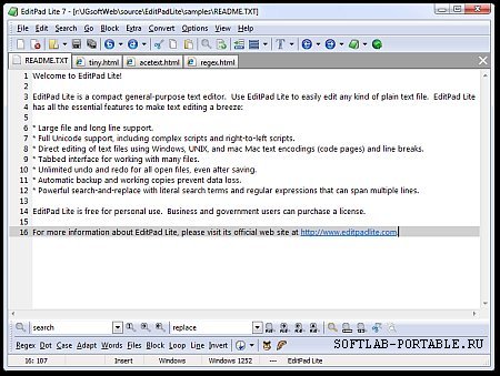 EditPad Light 8.5.0 Portable