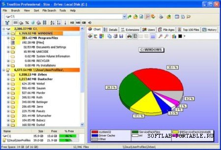 TreeSize Pro 9.1.4.1881 Portable