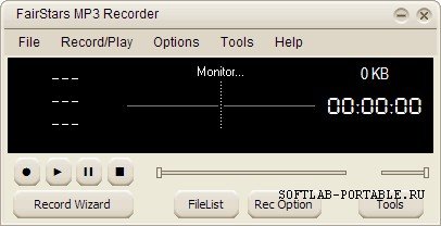 FairStars MP3 Recorder 2.50 Portable