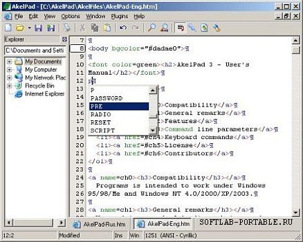 AkelPad 4.9.9 Portable + All Plugins