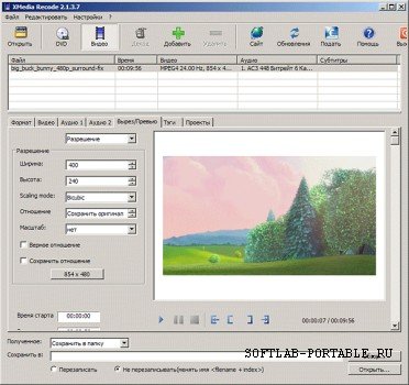 XMedia Recode 3.5.7.9 Portable