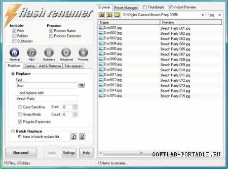 Flash Renamer 6.71 Portable