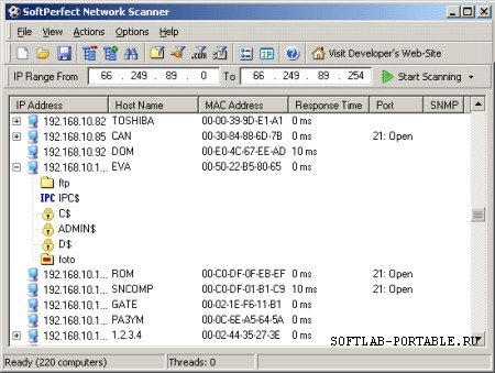 SoftPerfect Network Scanner 8.0 Portable