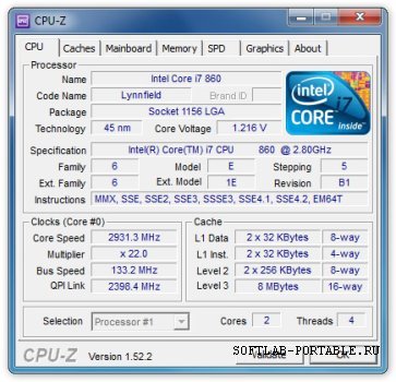 CPU-Z 2.09 Portable