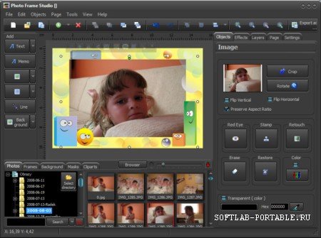 Mojosoft Photo Frame Studio 3.0 Portable