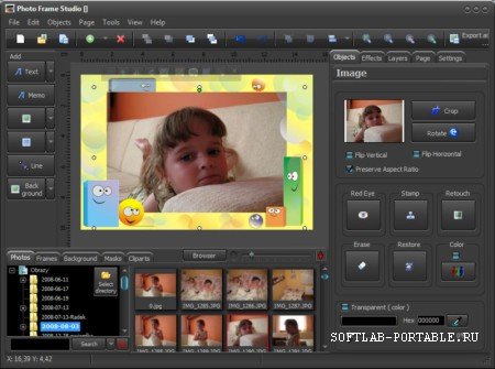 Mojosoft Photo Frame Studio 3.0 Portable