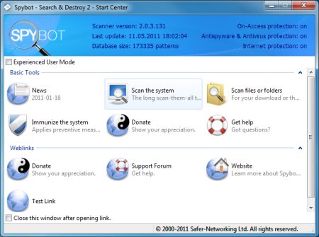 Spybot Search & Destroy 2.9.85 Portable