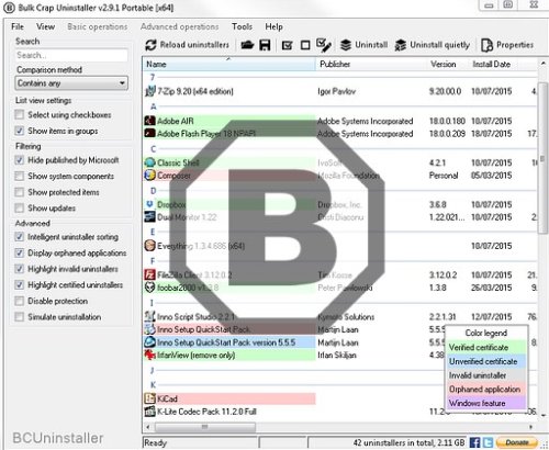 Bulk Crap Uninstaller 5.5 Portable